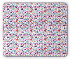 Colorful Stones Design Mouse Pad