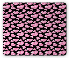 Romatic Heart Shapes Mouse Pad