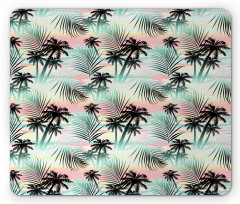 Summer Palm Trees Fern Mouse Pad