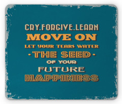 Happiness Phrases Mouse Pad