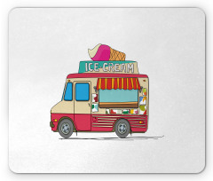 Ice Cream Cartoon Style Mouse Pad