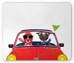 Jack Russell Couple Mouse Pad