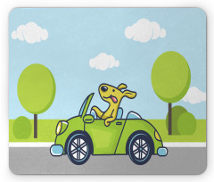 Puppy on the Road Mouse Pad