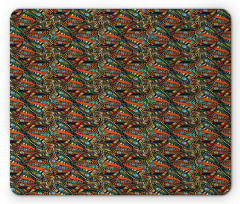 Abstract Waves Pattern Mouse Pad