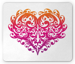 Scroll Heart Mouse Pad