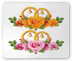 Roses Rings Mouse Pad