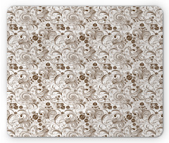 Classic Floral Motifs Mouse Pad