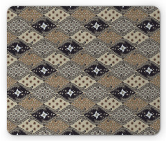 Old Fashioned Batik Pattern Mouse Pad