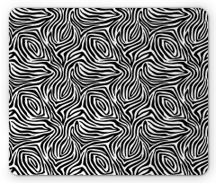 Zebra Skin Pattern Mouse Pad