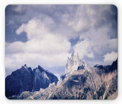 Craggy Peaks Mountains Mouse Pad