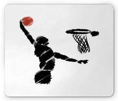 Basketball Player Artwork Mouse Pad