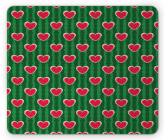 Love Pattern Mouse Pad