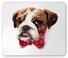 Watercolor Dog Mouse Pad
