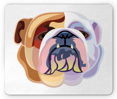 Abstract Dog Mouse Pad