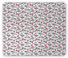 Valentine's Day Hearts Mouse Pad