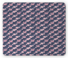 Pink Asters Romantic Mouse Pad