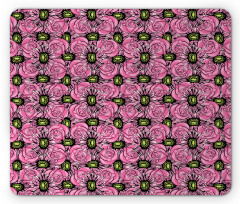 Roses and Gerbera Mouse Pad