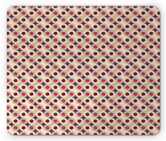 Abstract Wrench Motif Mouse Pad