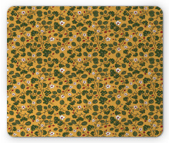 Flourishing Daisy Field Mouse Pad