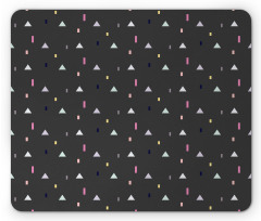 Triangles Color Art Mouse Pad