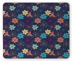 Exotic Hibiscus Design Mouse Pad