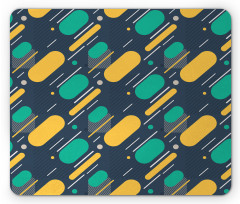 Lines Circles Colors Mouse Pad