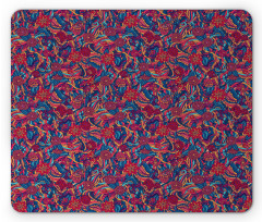 Blooms Swirled Stripes Mouse Pad