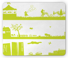 Landscape Pattern Mouse Pad