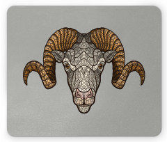 Ram Horns Mouse Pad