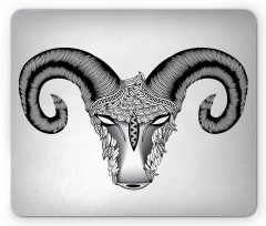 Head of Aries Art Mouse Pad