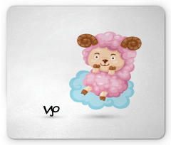 Cartoon Sheep Kids Mouse Pad