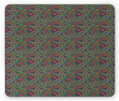 Abstract Foliage in Blooms Mouse Pad