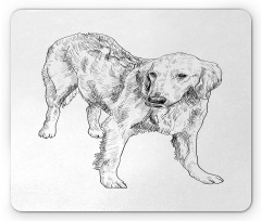 Young Dog Art Mouse Pad