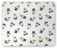 Teddy Bear Cartoon Mouse Pad