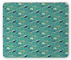 Ocean and Colorful Animals Mouse Pad