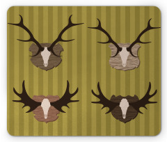 Deer Mous Horns Trophy Mouse Pad