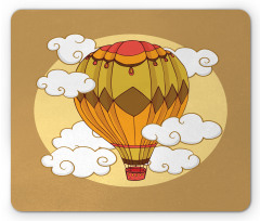 Hot Air Balloon Retro Mouse Pad