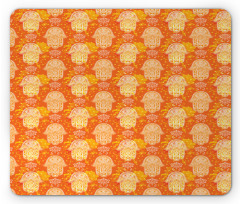 Folk Style Hand Pattern Mouse Pad