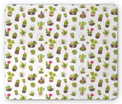 Garden Plants Succulents Mouse Pad