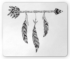 Bohemian Arrow Design Mouse Pad