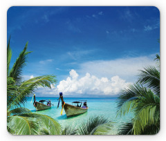 Palm Beach Fishing Boats Mouse Pad