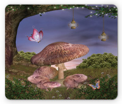 Enchanted Forest Fungi Mouse Pad