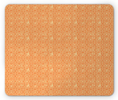 Pastel Geometric Grunge Mouse Pad