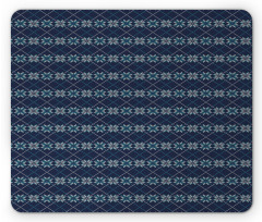 Winter Holiday Pattern Mouse Pad