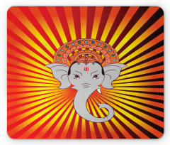 Retro Figure Mandala Mouse Pad