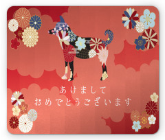 Motifs of Japan Mouse Pad