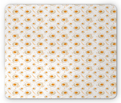 Healthy Beakfast Pattern Mouse Pad