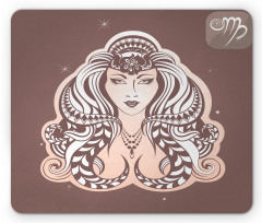 Tribal Woman Art Mouse Pad