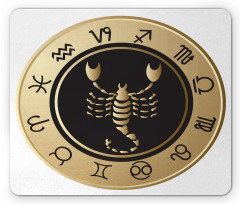 Signs Circle Mouse Pad