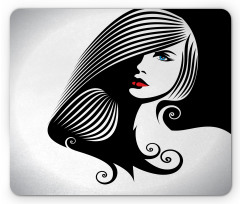 Abstract Glamor Woman Mouse Pad